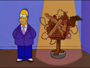 Homer the famous artist